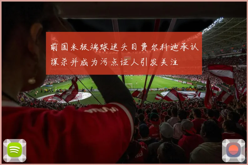 前国米极端球迷头目费尔科迪承认谋杀并成为污点证人引发关注